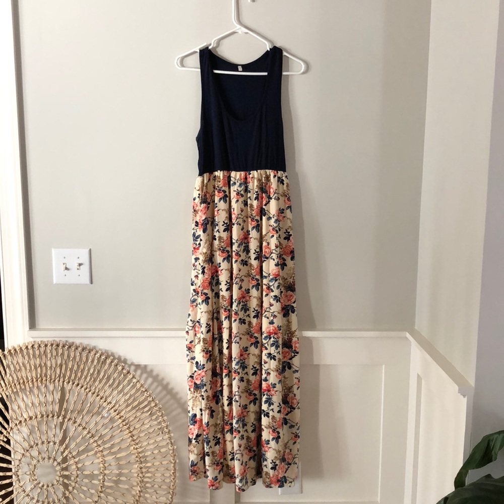 Maternity Maxi Dress - PinkBlush